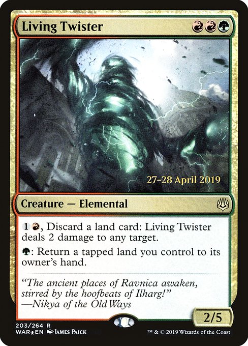 Living Twister - Foil - Prerelease Promo