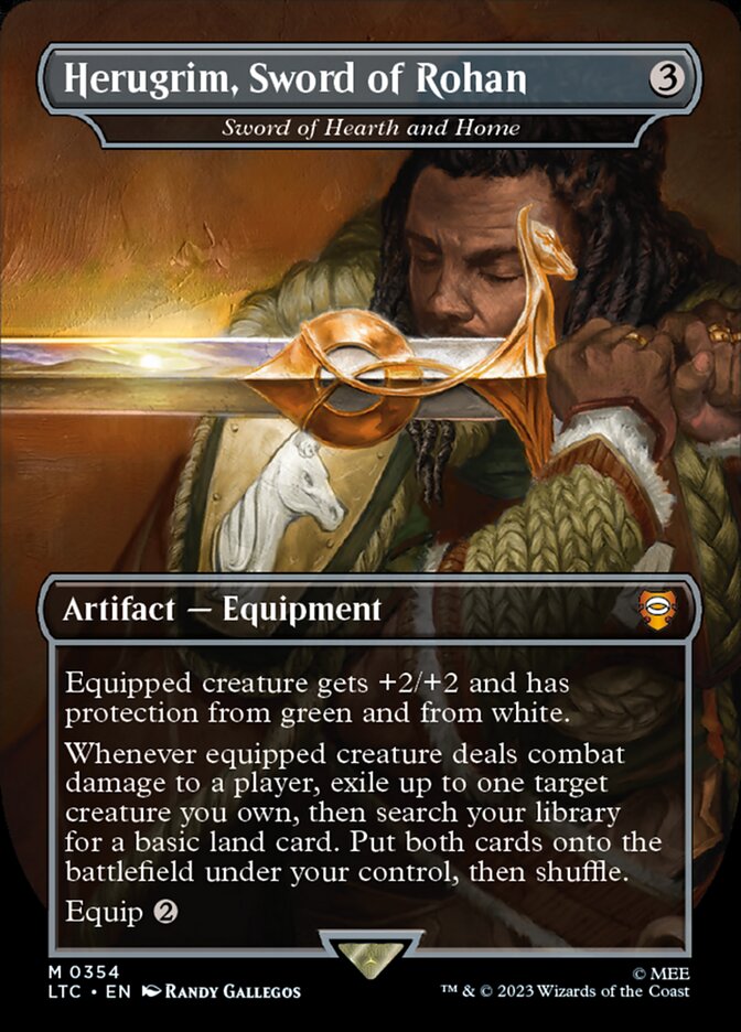 Sword of Hearth and Home (0354 - Herugrim, Sword of Rohan)