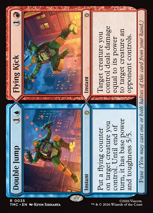 Double Jump // Flying Kick - Surge Foil
