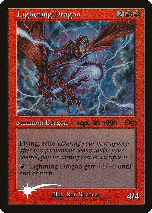 Lightning Dragon - Foil - Prerelease Promo
