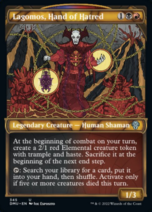 Lagomos, Hand of Hatred - Textured Foil