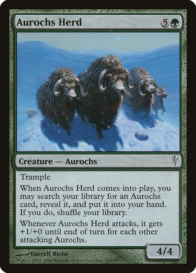 Aurochs Herd - Foil