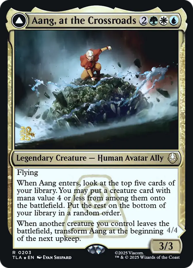 Aang, at the Crossroads - Foil - Prerelease Promo