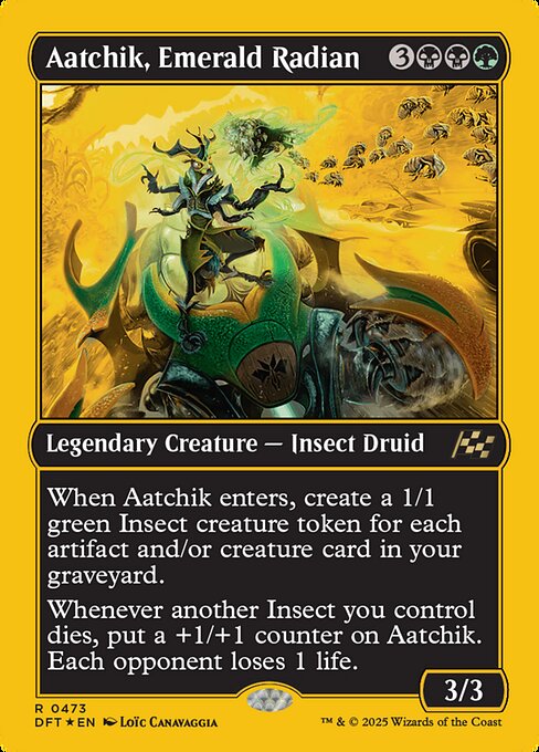 Aatchik, Emerald Radian - First Place Foil