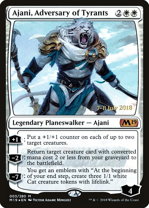 Ajani, Adversary of Tyrants - Foil - Prerelease Promo