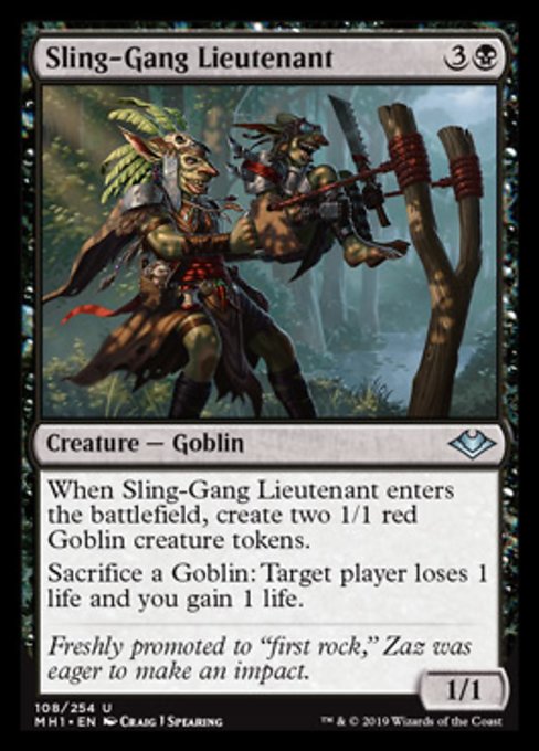 Sling-Gang Lieutenant - Foil