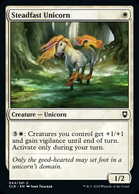Steadfast Unicorn - Foil