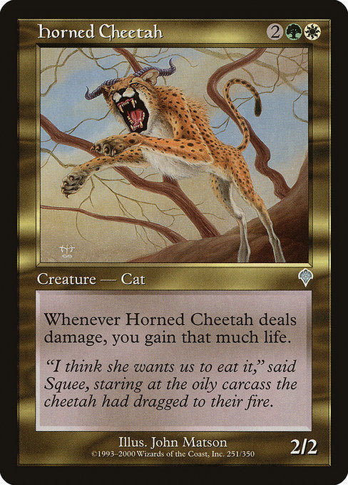 Horned Cheetah - Foil