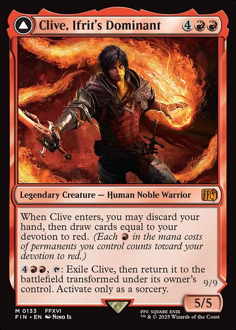 Clive, Ifrit's Dominant - Foil