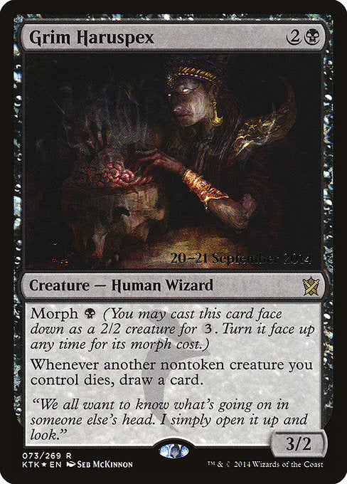 Grim Haruspex - Foil - Prerelease Promo