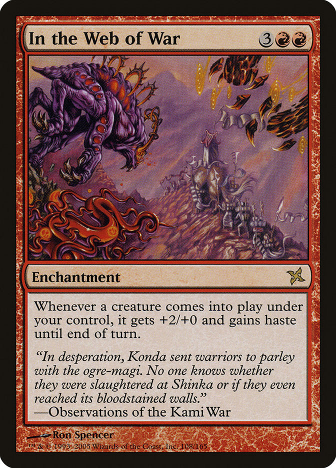 In the Web of War - Foil