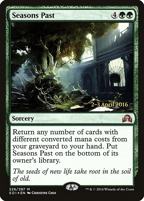 Seasons Past - Foil - Prerelease Promo