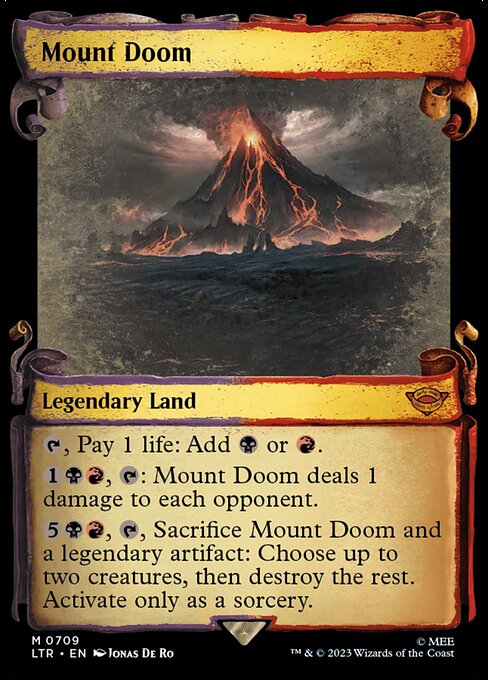 Mount Doom - Silver Foil