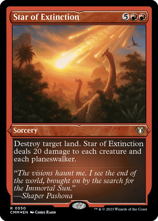 Star of Extinction - Foil-Etched