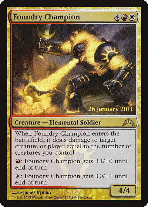 Foundry Champion - Foil - Prerelease Promo