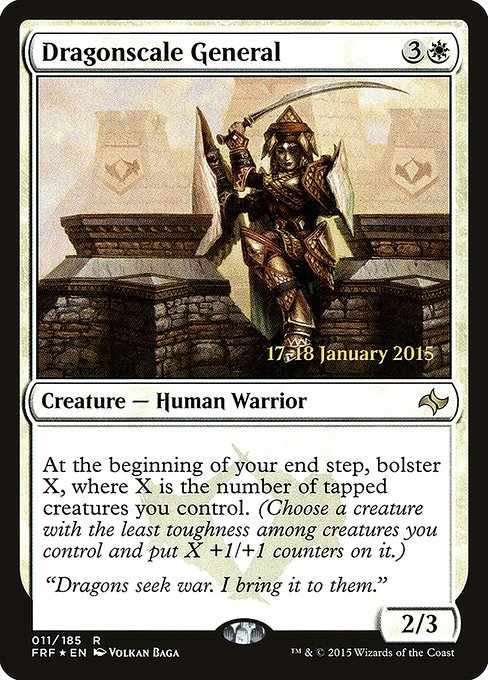 Dragonscale General - Foil - Prerelease Promo