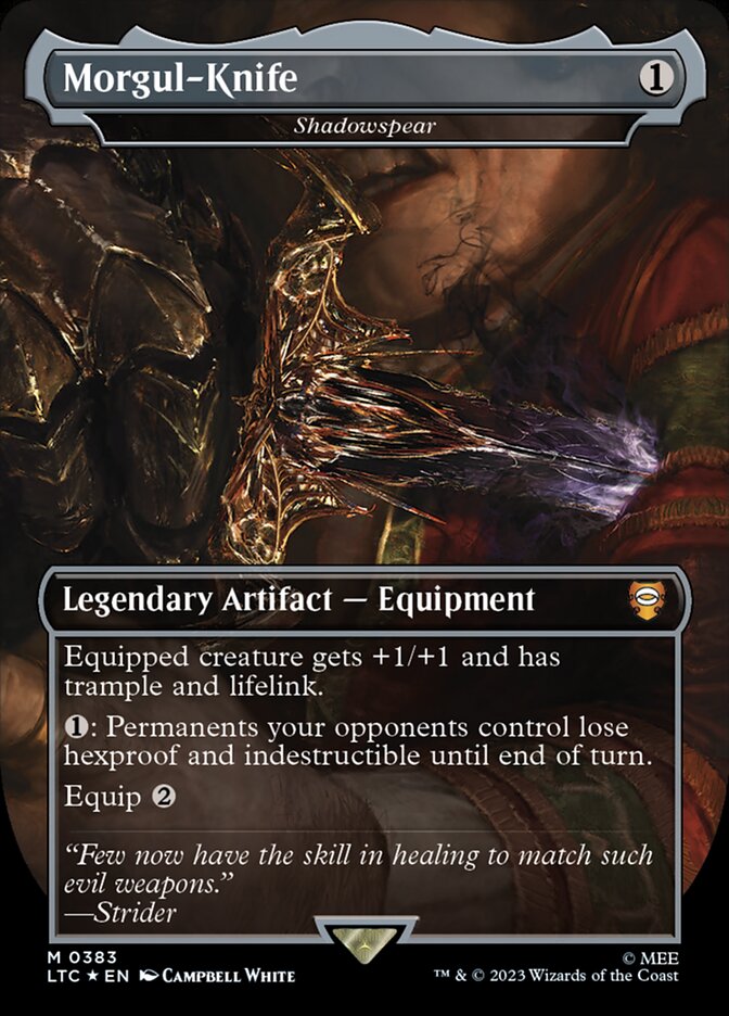 Shadowspear (0383 - Morgul-Knife) - Surge Foil