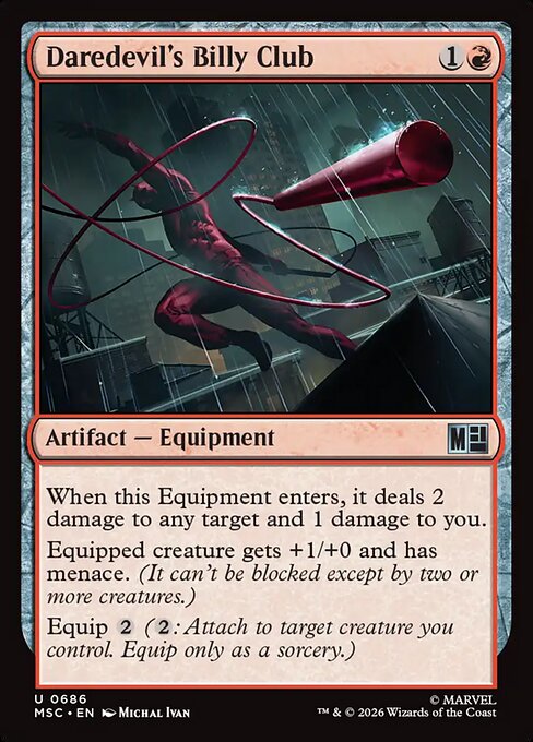 Daredevil's Billy Club - Foil