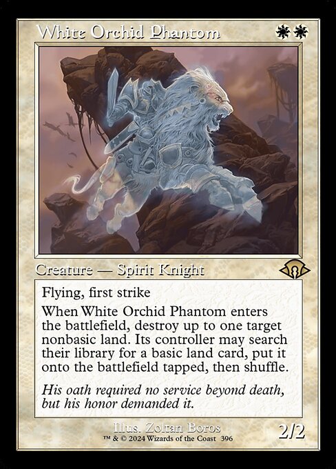 White Orchid Phantom - Foil