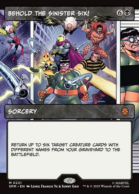 Behold the Sinister Six! - Foil