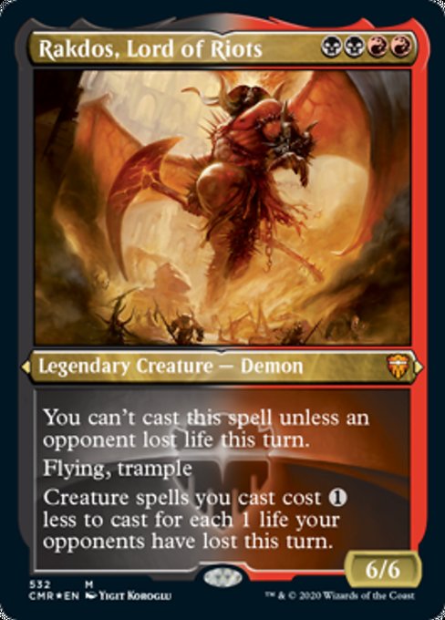 Rakdos, Lord of Riots - Foil-Etched
