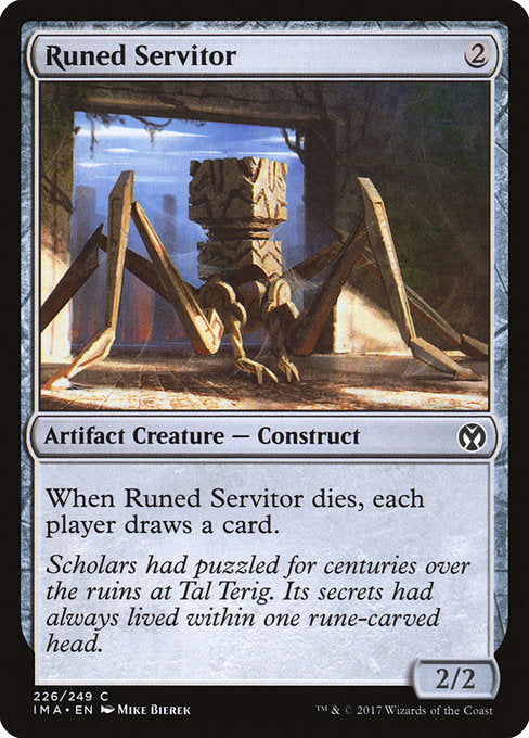 Runed Servitor - Foil