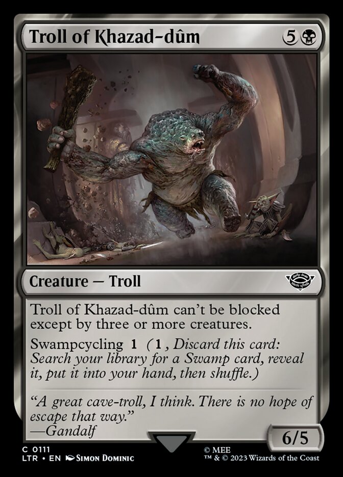 Troll of Khazad-dum - Foil