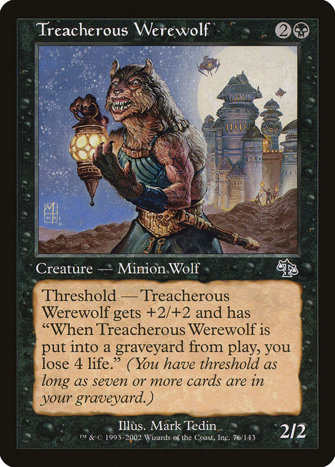 Treacherous Werewolf - Foil
