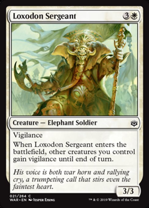 Loxodon Sergeant - Foil