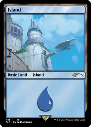 Island - Arcane x Secret Lair (485) - Foil