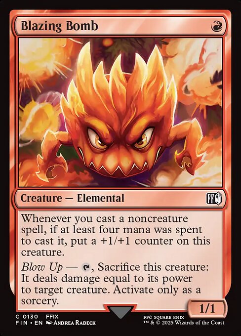 Blazing Bomb - Foil