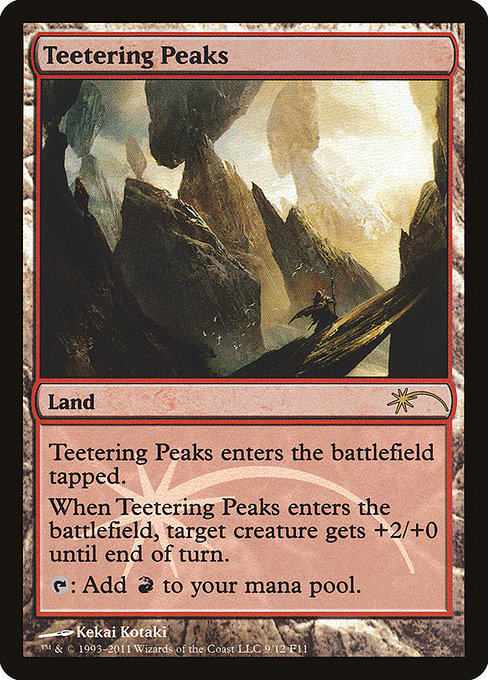 Teetering Peaks - Foil - FNM Promo