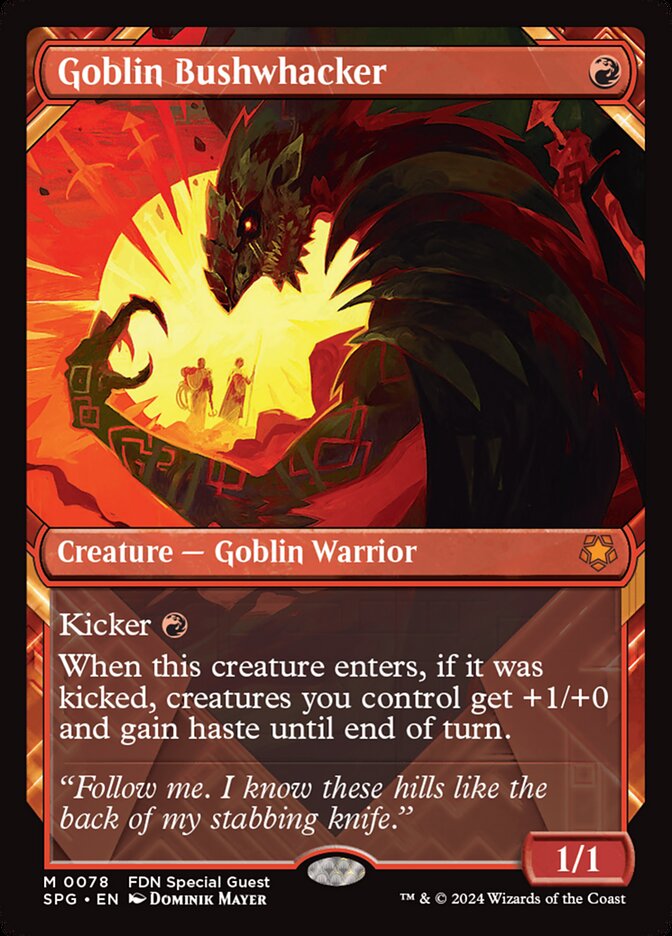 Goblin Bushwhacker - Foil