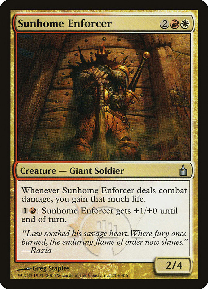 Sunhome Enforcer - Foil