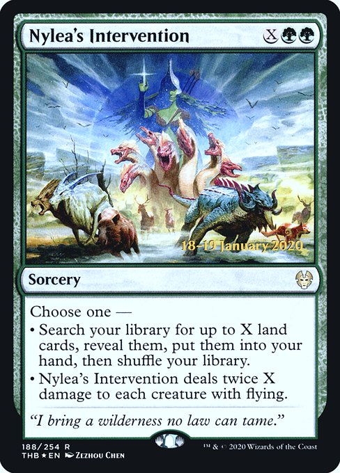 Nylea's Intervention - Foil - Prerelease Promo