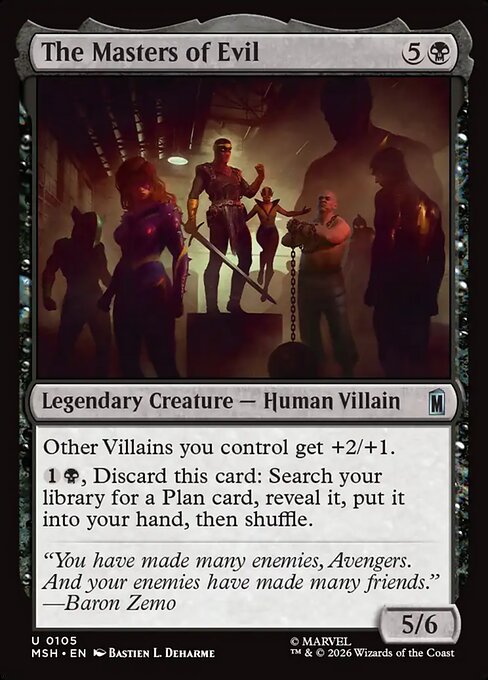 The Masters of Evil - Foil