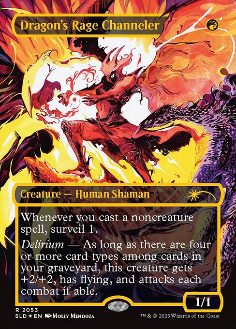 Dragon's Rage Channeler - Raised Foil