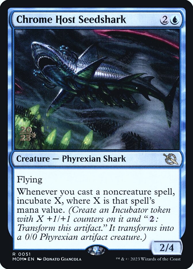 Chrome Host Seedshark - Foil - Prerelease Promo