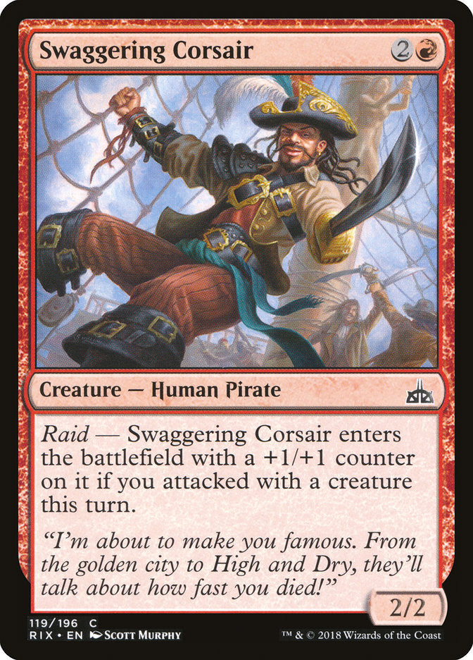 Swaggering Corsair - Foil