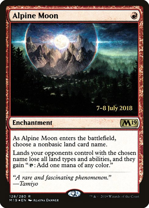 Alpine Moon - Foil - Prerelease Promo