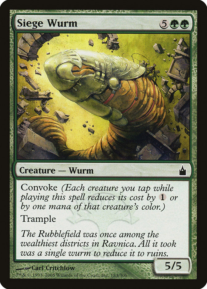 Siege Wurm - Foil