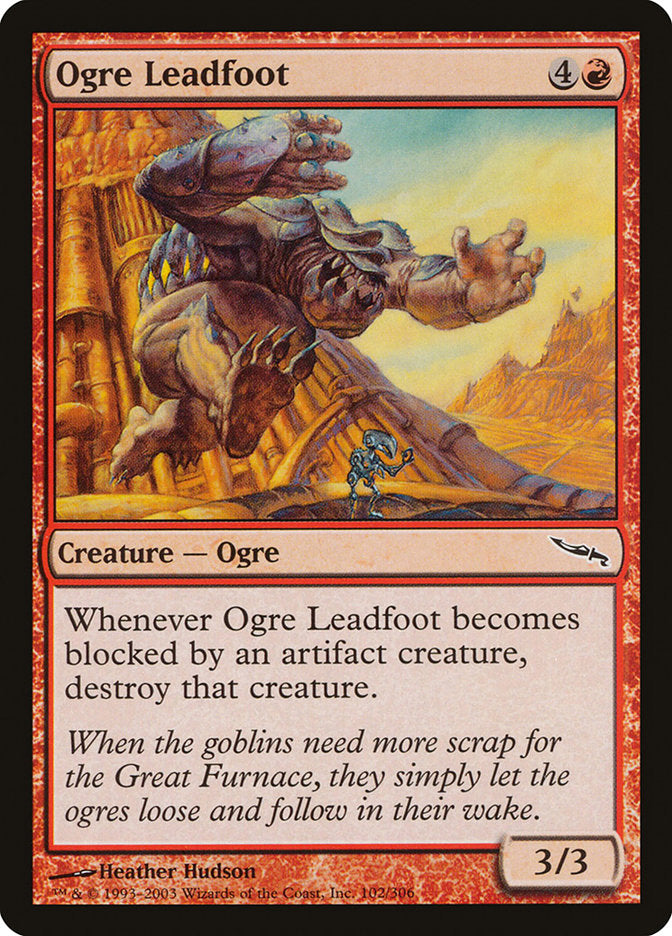 Ogre Leadfoot - Foil