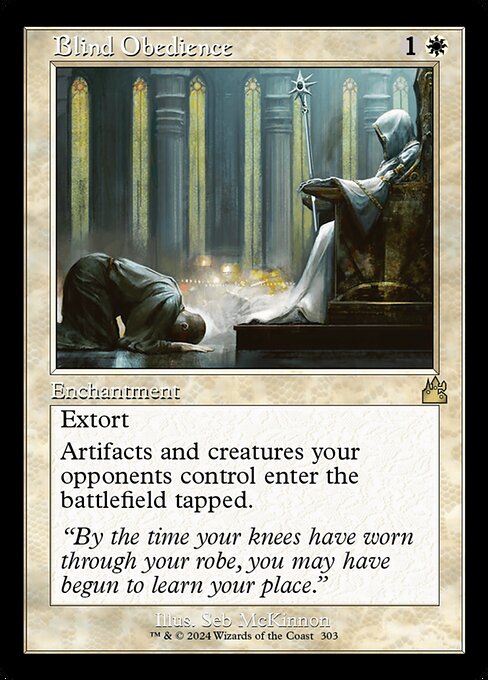 Blind Obedience - Foil