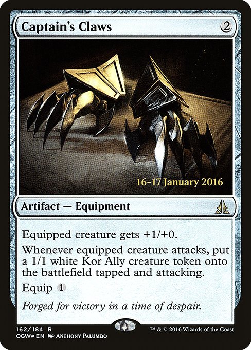 Captain's Claws - Foil - Prerelease Promo