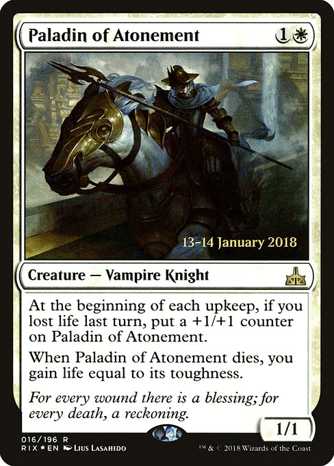 Paladin of Atonement - Foil - Prerelease Promo