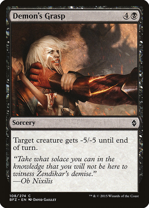 Demon's Grasp - Foil
