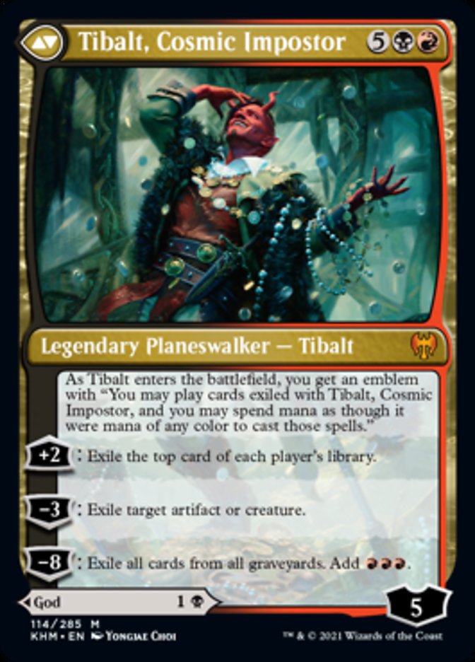 Valki, God of Lies // Tibalt, Cosmic Imposter - Foil