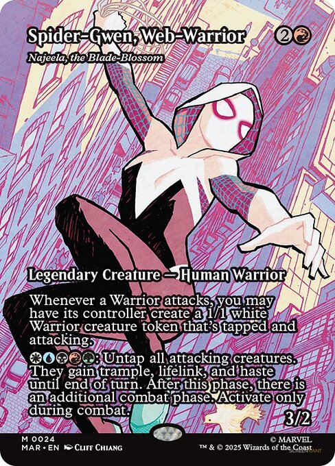 Najeela, the Blade-Blossom  (Spider-Gwen, Web-Warrior) - Foil