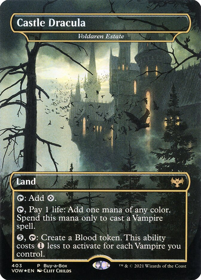 Voldaren Estate (Castle Dracula) - Foil - Buy-A-Box Promo