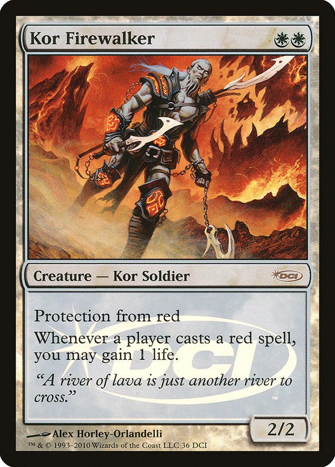 Kor Firewalker - Foil - WPN Promo